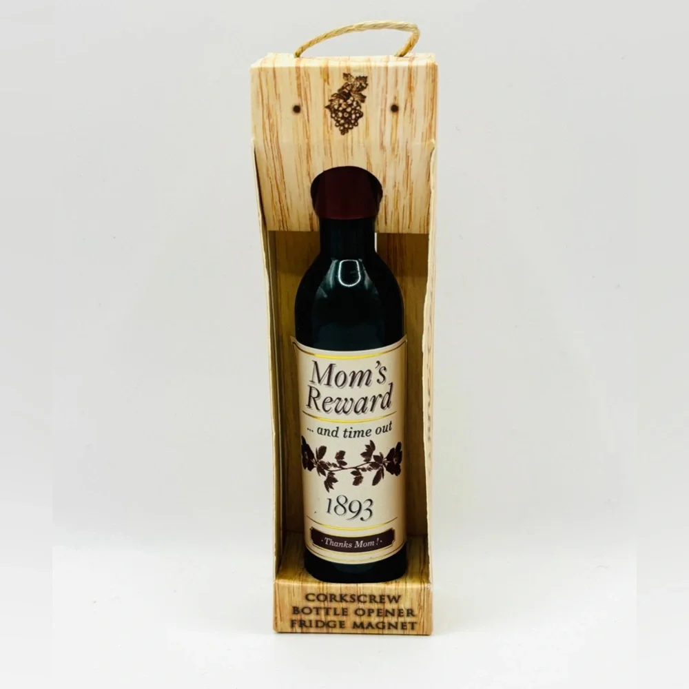 Mom-themed 🍷Corkscrew - Bottle Opener - Fridge Magnet 🍷